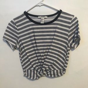 Striped crop top